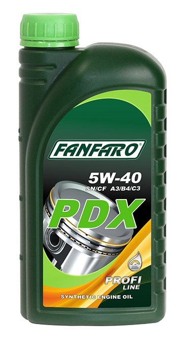 Motor oils Synthetic motor oil 5W-40 PDX SN/CF A3/B4/C3 1L  Art. PDX5W401L